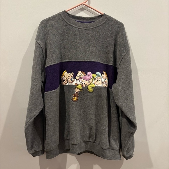 Disney Tops - Disney Store Seven Dwarfs Sweatshirt Vintage